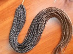 Сенегальские косы  омбре серо-русый Т1/27 45см