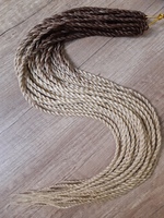 Сенегальские косы омбре русый-блонд