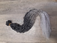 Афролоконы на трессе мелк.волна 80см (набор) #grey