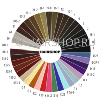 Палитра цветов синтетических волос Hair Up