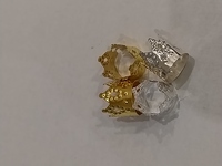 Клипсы корона (золото,серебро) (5шт)