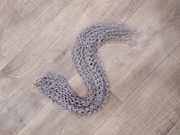 Афрокудри серебрянный 55см