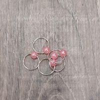 Кольца с бусинами в ассортименте золото,серебро № (5шт )