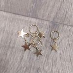 Набор украшений звезда (5шт) золото,серебро