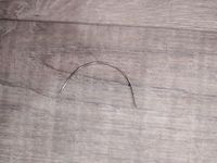 Игла для прошива трессовых локонов (9см)