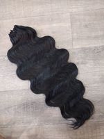 Афролоконы крючковые с петлей 55см #1B