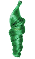 Пони HairUp для точечного афронаращивания DarkGreen(1,4м/100гр)	